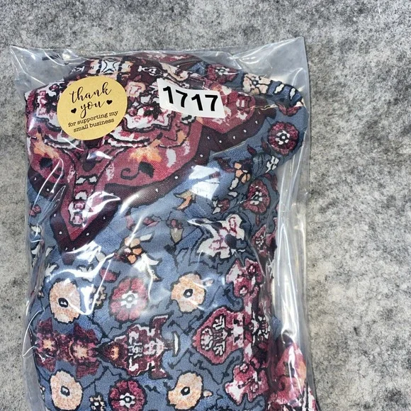 White House Black Market Shift Dress Women's M Multi Color V Neck Flared Sleeve - Picture 13 of 13